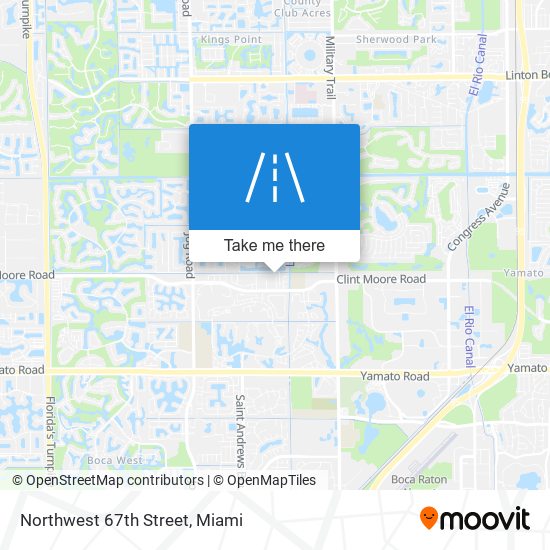 Mapa de Northwest 67th Street