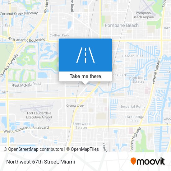 Northwest 67th Street map