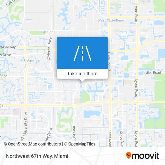 Mapa de Northwest 67th Way
