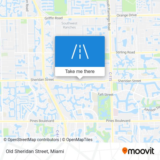 Mapa de Old Sheridan Street