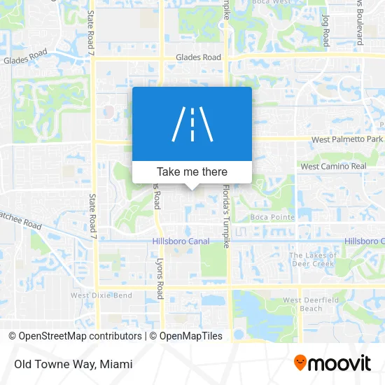 Mapa de Old Towne Way