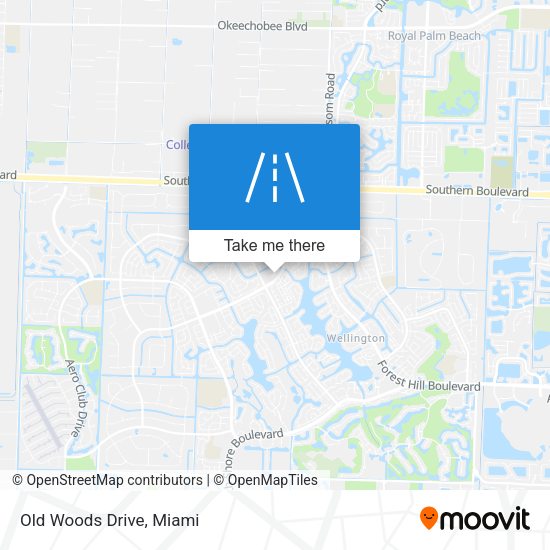 Mapa de Old Woods Drive