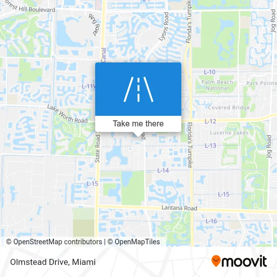 Olmstead Drive map
