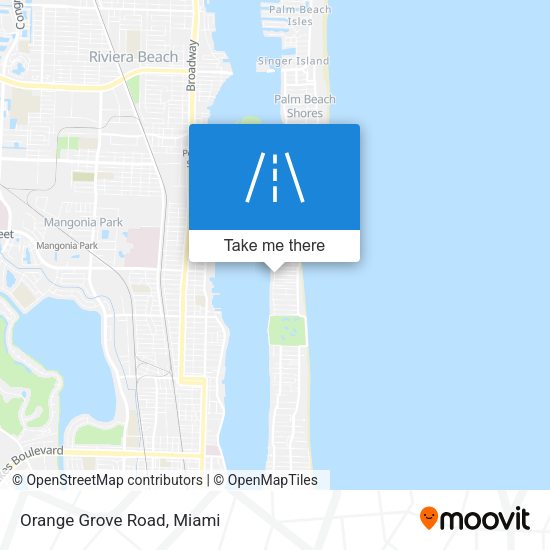 Mapa de Orange Grove Road