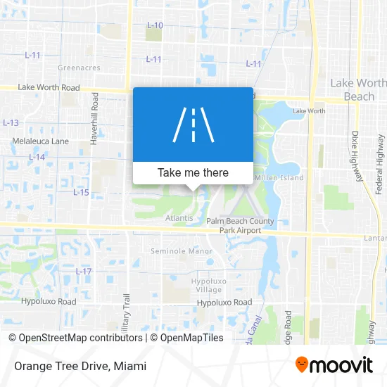 Orange Tree Drive map