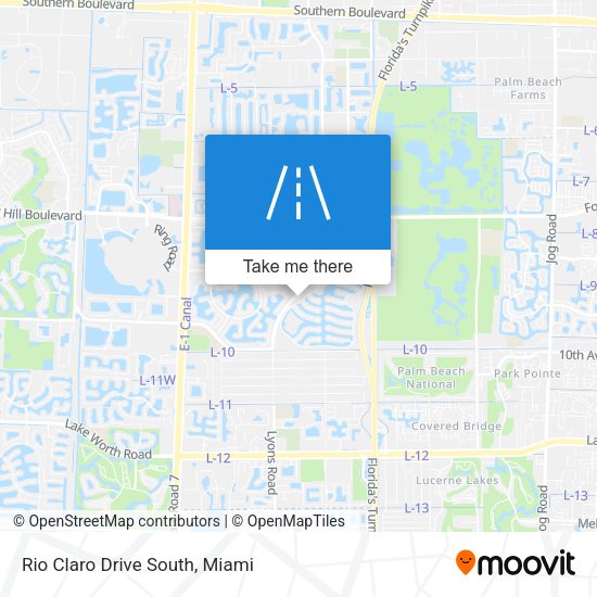 Mapa de Rio Claro Drive South