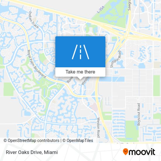 Mapa de River Oaks Drive