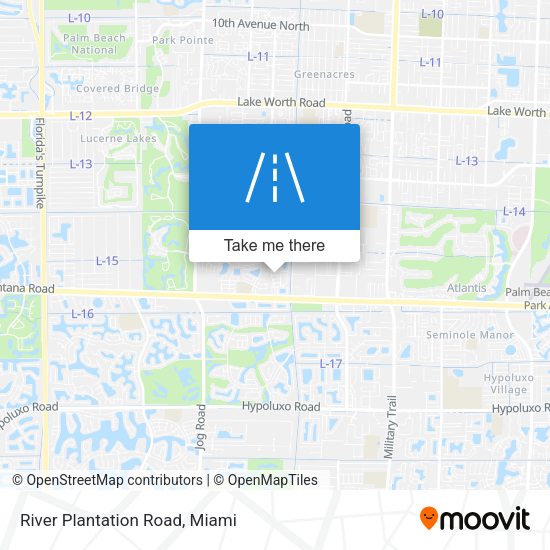 Mapa de River Plantation Road