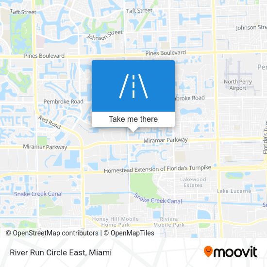 Mapa de River Run Circle East