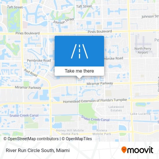 Mapa de River Run Circle South