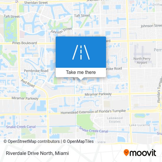 Riverdale Drive North map