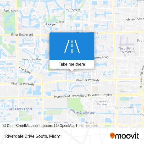 Riverdale Drive South map