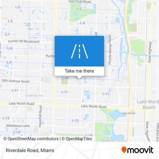 Mapa de Riverdale Road