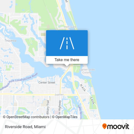 Mapa de Riverside Road