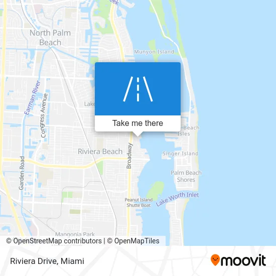 Riviera Drive map