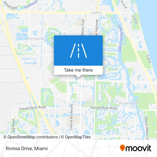 Rivinia Drive map