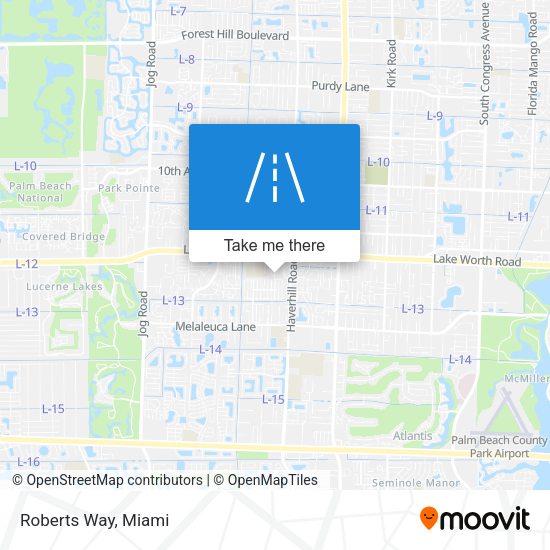 Mapa de Roberts Way