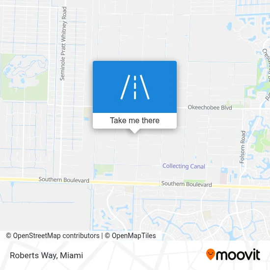 Roberts Way map