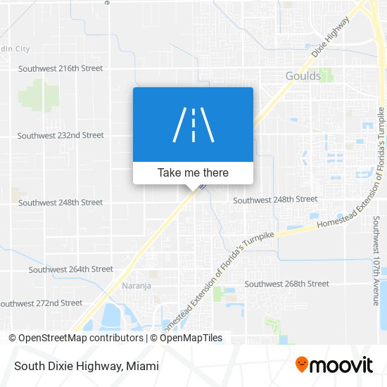 South Dixie Highway map