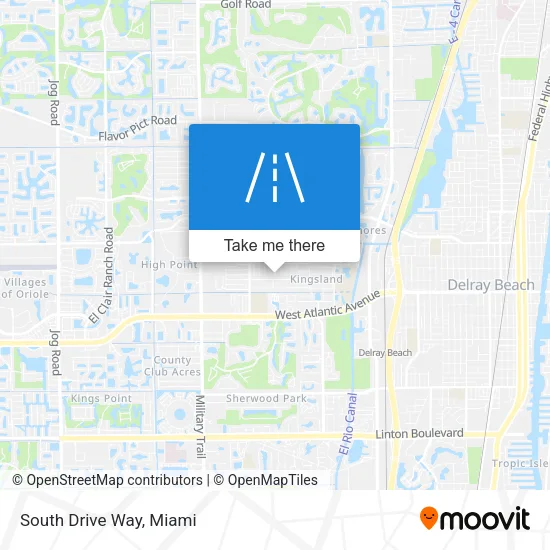 South Drive Way map