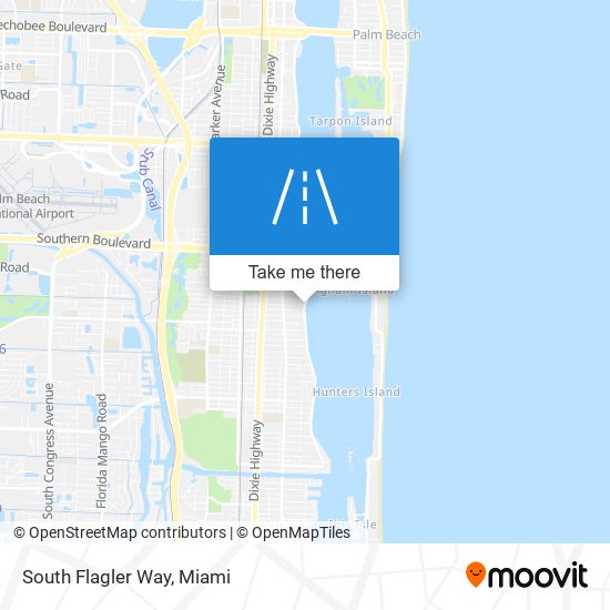 South Flagler Way map