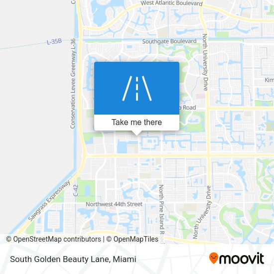 Mapa de South Golden Beauty Lane