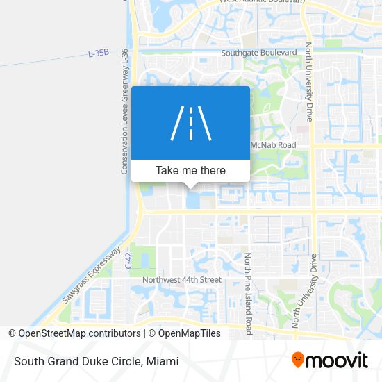 Mapa de South Grand Duke Circle