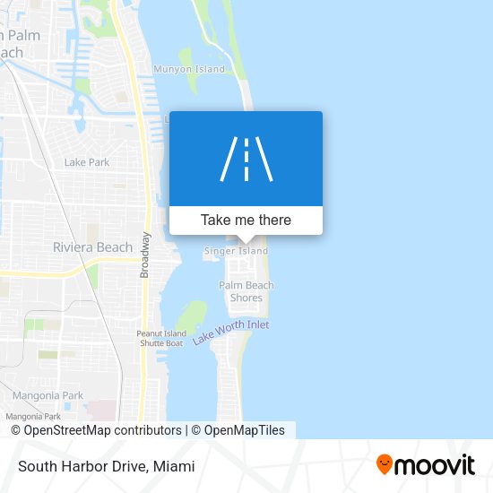 Mapa de South Harbor Drive