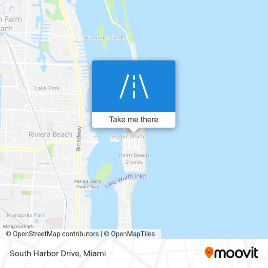 Mapa de South Harbor Drive