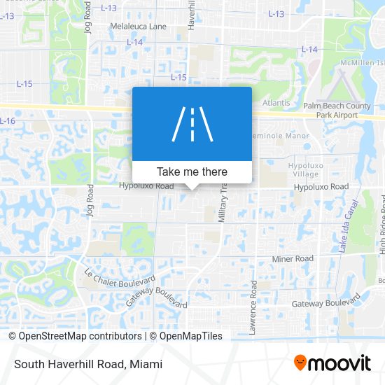 Mapa de South Haverhill Road