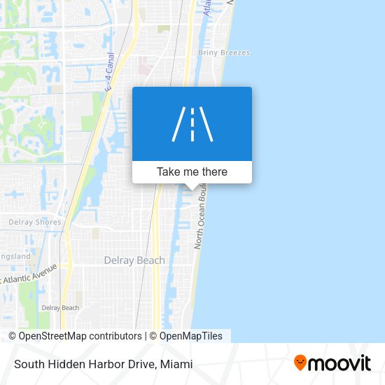 South Hidden Harbor Drive map