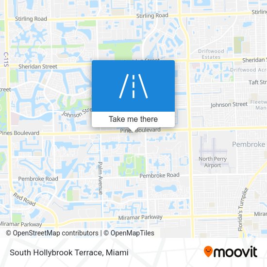 South Hollybrook Terrace map