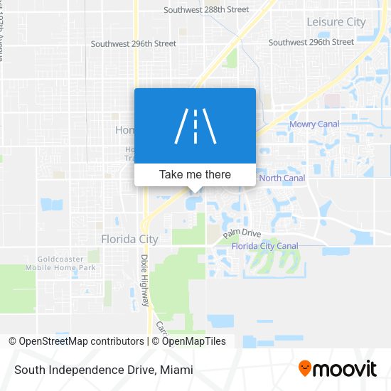 South Independence Drive map