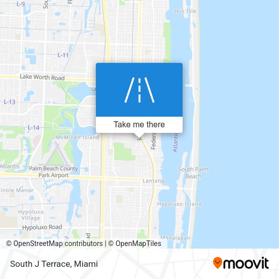 Mapa de South J Terrace