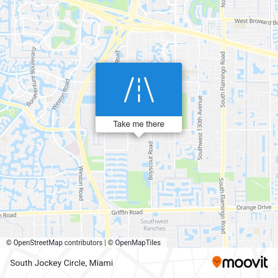 Mapa de South Jockey Circle