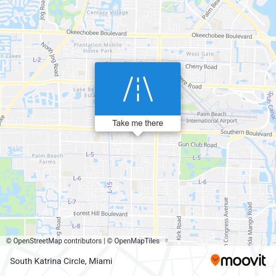 Mapa de South Katrina Circle