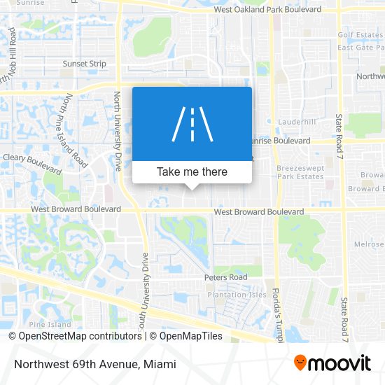 Mapa de Northwest 69th Avenue