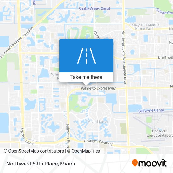 Mapa de Northwest 69th Place