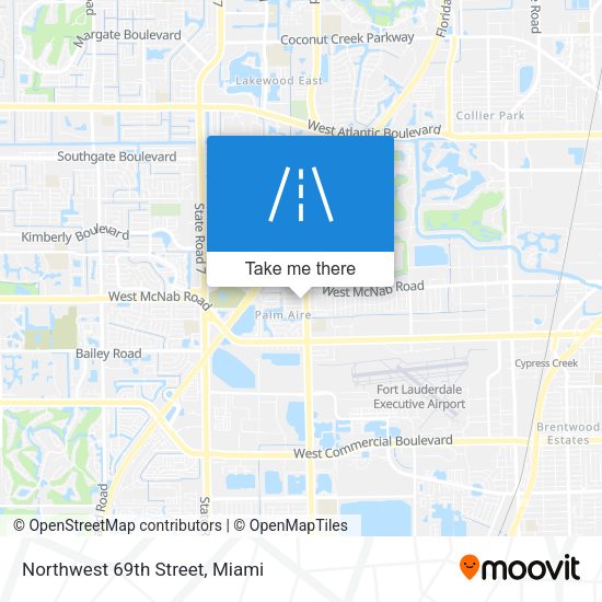 Northwest 69th Street map