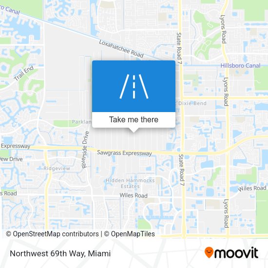 Mapa de Northwest 69th Way