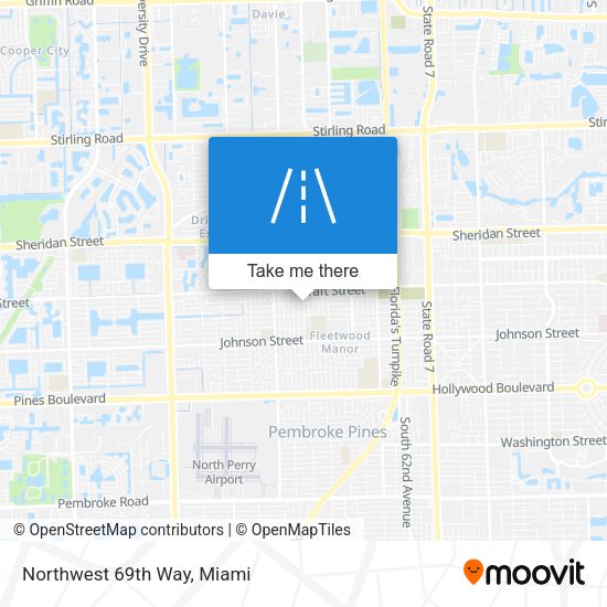 Mapa de Northwest 69th Way