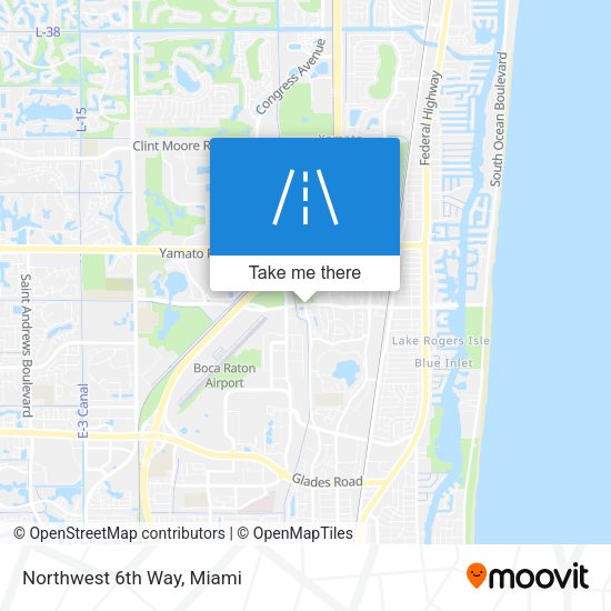 Mapa de Northwest 6th Way
