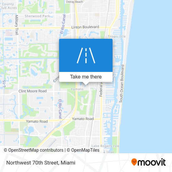 Mapa de Northwest 70th Street
