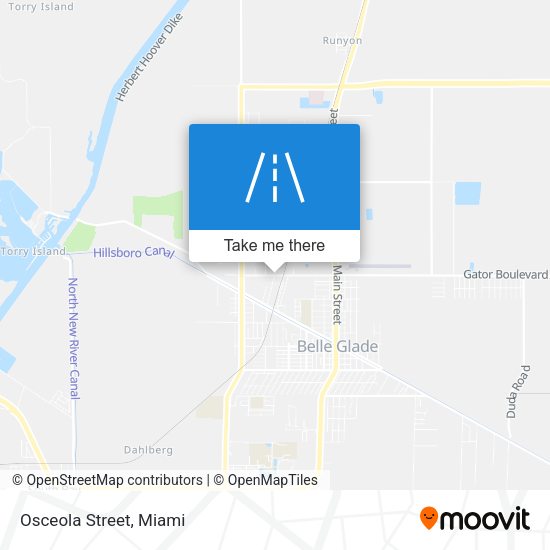 Mapa de Osceola Street