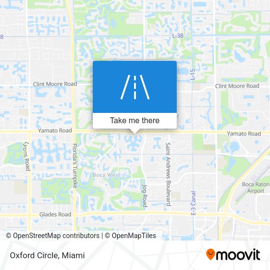 Mapa de Oxford Circle