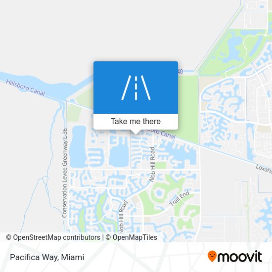 Mapa de Pacifica Way
