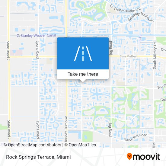 Mapa de Rock Springs Terrace