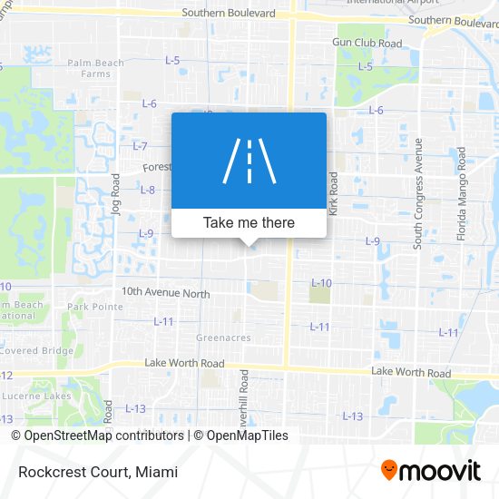 Rockcrest Court map