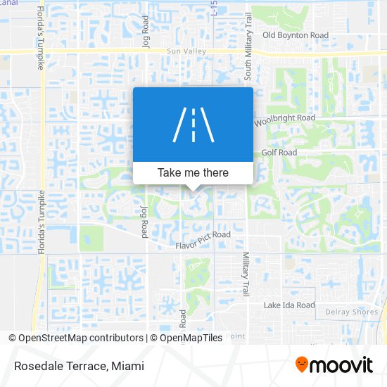 Rosedale Terrace map