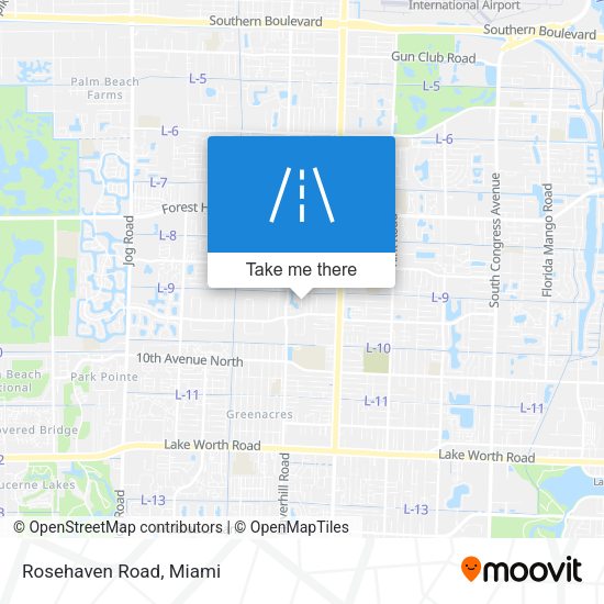 Mapa de Rosehaven Road